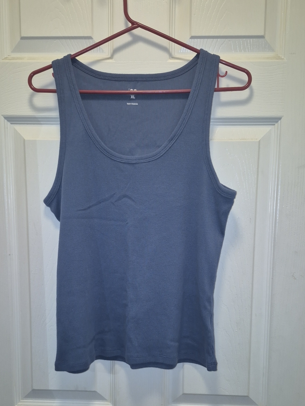 NWOT! SO Women's Ribbed Tank Top - Steel Blue